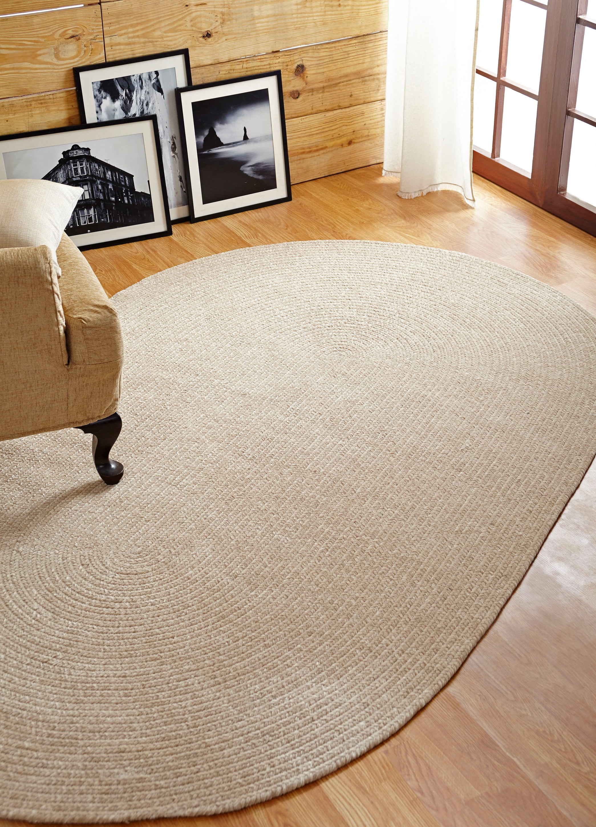 Better Trends Chenille Solid Polyester 30" x 50" Braided Rug for All