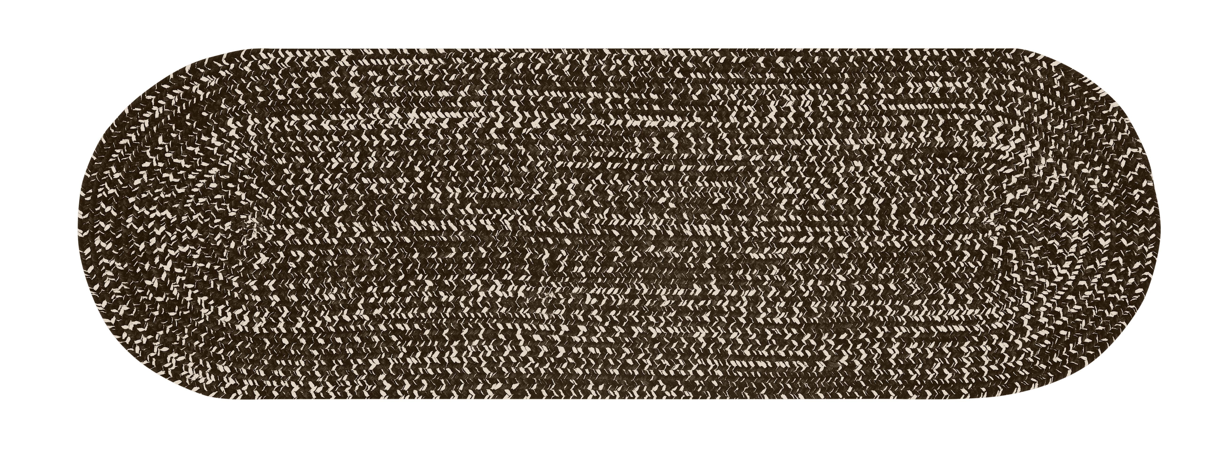 Dove & Chestnut Braided Chenille Reversible Rug 26"x20"