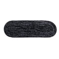 thumbnail image 1 of Better Trends 24" x 108" Runner Braided Rug 100% Polyester Durable and Stain Resistant Reversible Indoor Area Utility Rug, Chenille Tweed Collection - Navy & Smoke Blue, 1 of 4