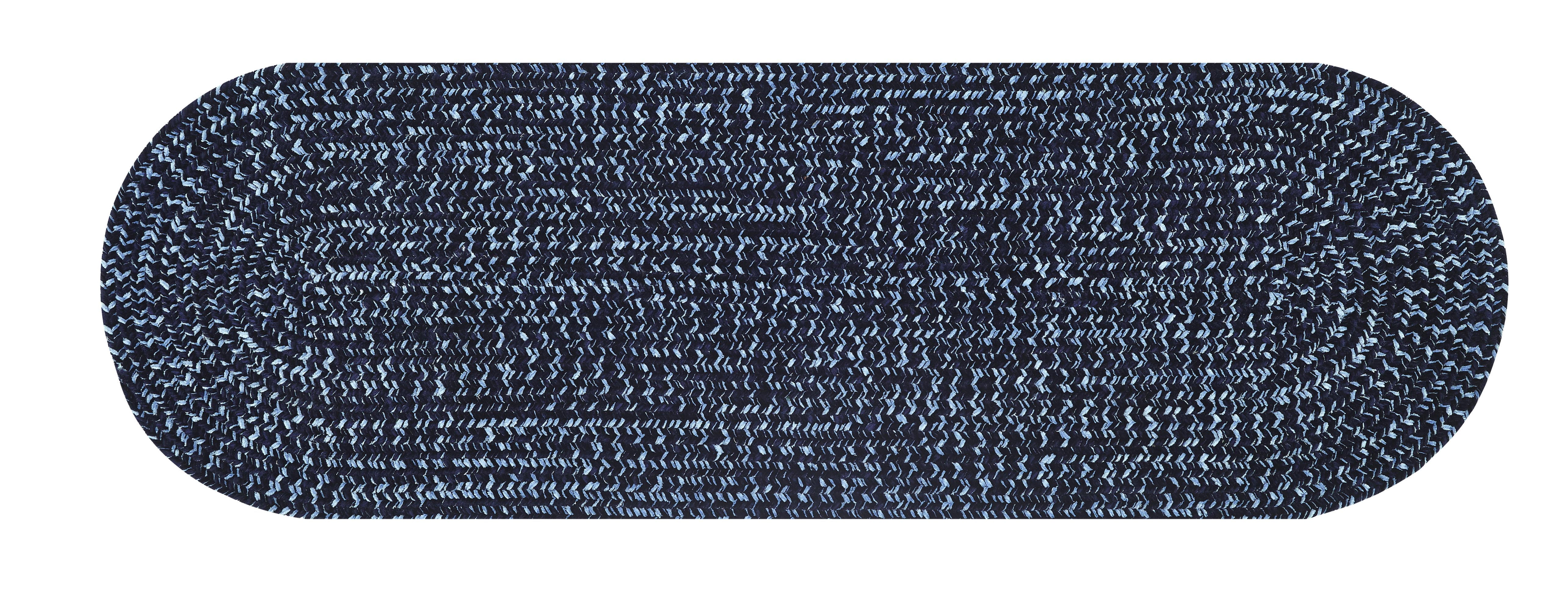 Better Trends Chenille Tweed Braid Reversible Rug, 100% Polyester, 24 ...