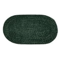 thumbnail image 1 of Better Trends 22" x 40" Oval Braided Rug 100% Polyester Durable and Stain Resistant Reversible Indoor Area Utility Rug, Chenille Tweed Collection - Diluth & Emeralad, 1 of 4