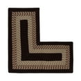 thumbnail image 1 of Better Trends 24"x 112" L-Shape Rug 100% Polypropylene Durable & Stain Resistant Reversible Indoor Area Utility Rug (Chocolate Stripe) Alpine Stripe Collection, 1 of 5