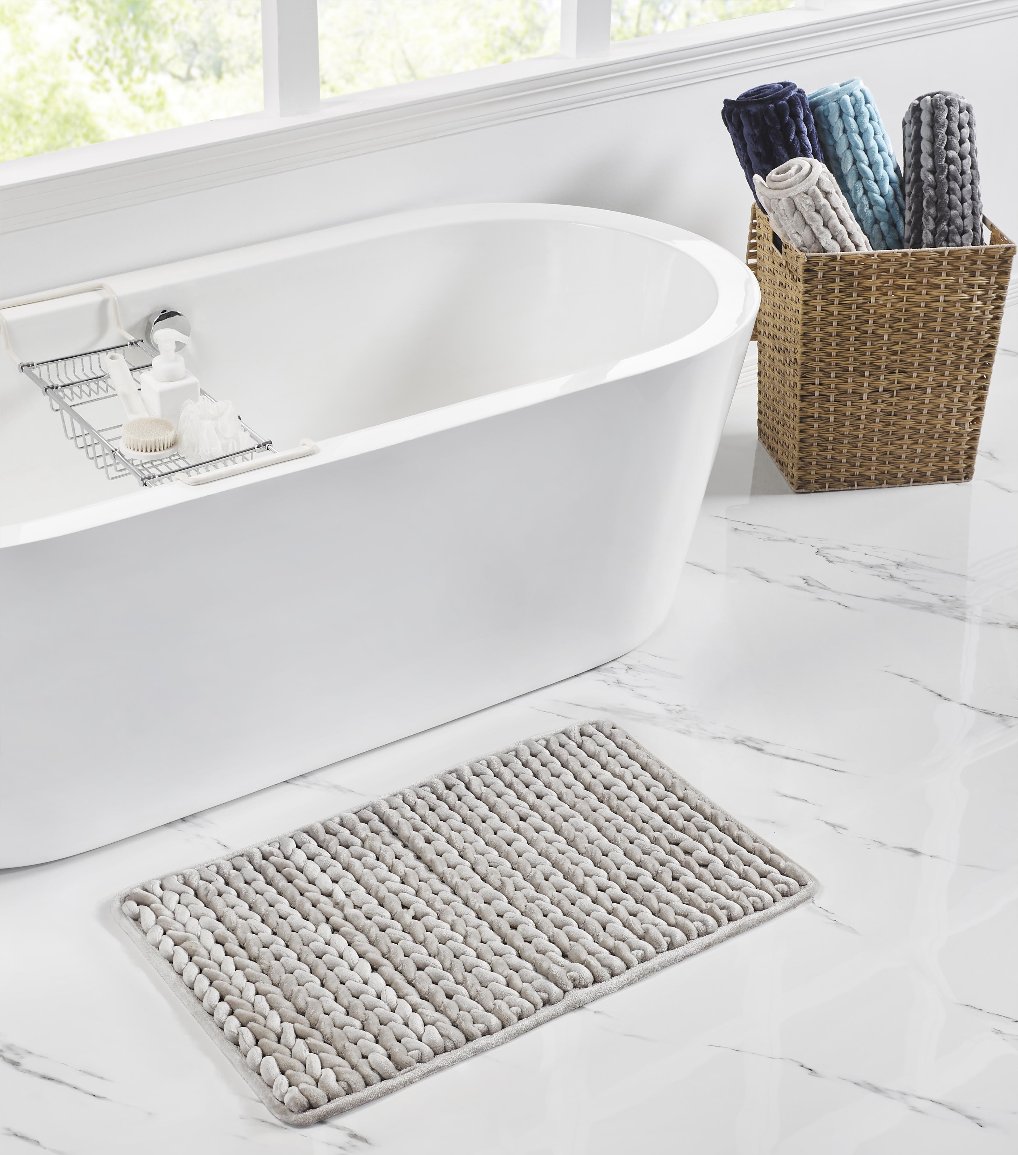 Polyester Bath Rug Better Trends Christa Polyester Bath Rug, 17