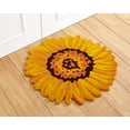 thumbnail image 1 of Better Trends Coir Door Mat 100% Natural Jute 30" Round, Sunflower, 1 of 3