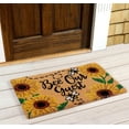 thumbnail image 1 of Better Trends Coir Door Mat 100% natural Jute 18" x 30" Rectangle, Bee our Guest, 1 of 4
