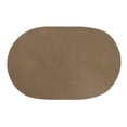 thumbnail image 1 of Better Trends Country Braid Collection is Durable and Stain Resistant Reversible Indoor Area Utility Rug 100% Polypropylene 64" x 100" Oval, Cocoa Solid, 1 of 4