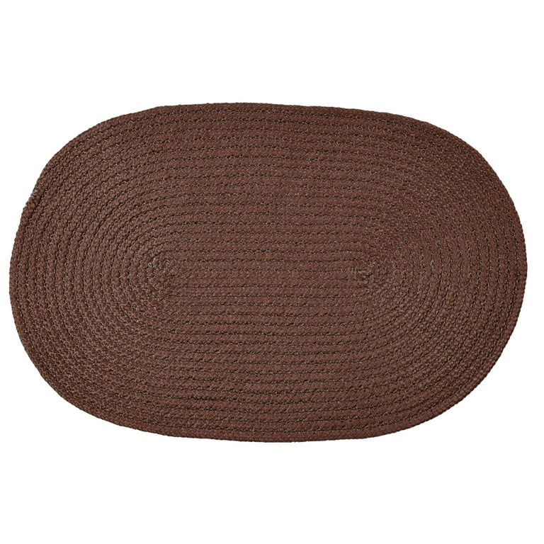 Solid Brown Braided Rugs Bryont Blog