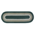 thumbnail image 1 of Better Trends 24" x 66" Runner Braided Rug 100% Polypropylene Durable and Stain Resistant Reversible Indoor Area Utility Rug, Country Stripe Collection - Hunter Stripe, 1 of 5
