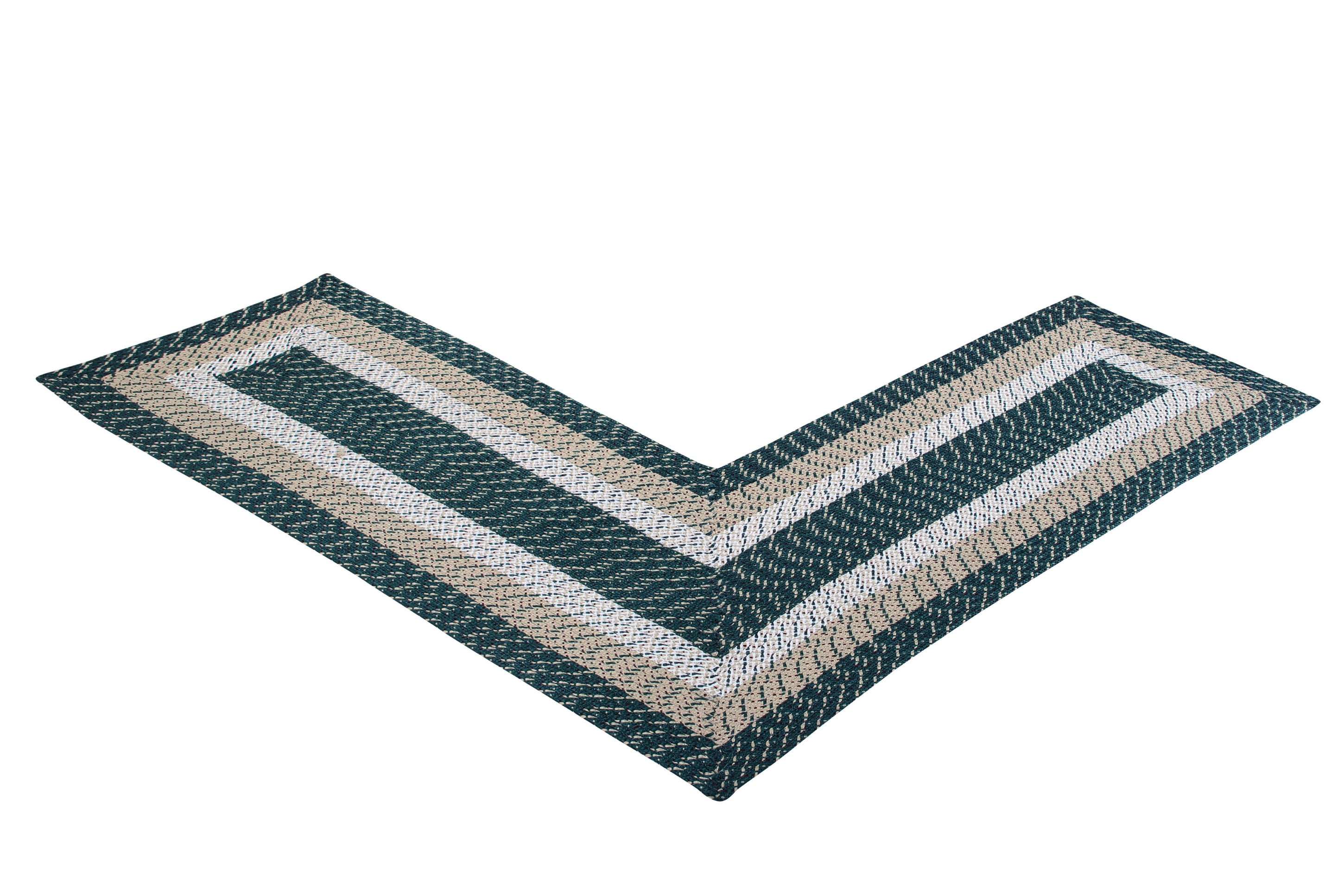 Better Trends Country Polypropylene 24" x 68" x 68" Braided Rug