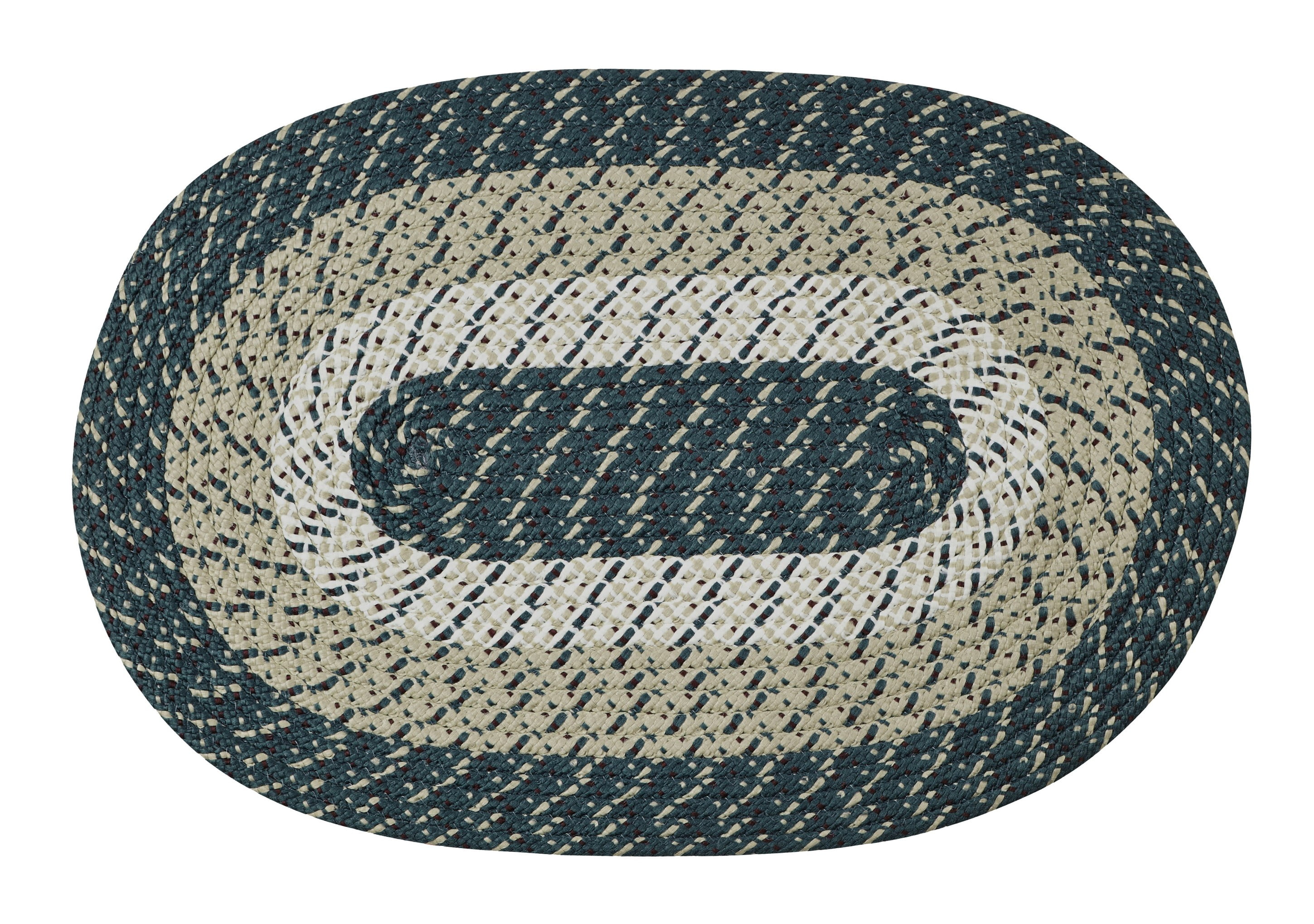 Better Trends Country Polypropylene 30" x 50" Braided Rug, Indoor Use