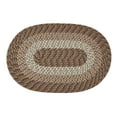 thumbnail image 1 of Better Trends 8' x 11' Oval Braided Rug 100% Polypropylene Durable and Stain Resistant Reversible Indoor Area Utility Rug, Country Stripe Collection - Straw Stripe, 1 of 2