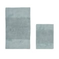 thumbnail image 1 of Better Trends 2 Piece Bathroom Rug Set, 100% Cotton, Extra Soft Tufted Bath Mat, Water Absorbent & Non Slip Bath Rug, (Blue) Granada Collection, 1 of 7