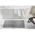 thumbnail image 1 of Better Trends 3 Piece Bathroom Rug Set, 100% Cotton, Extra Soft Tufted Bath Mat, Water Absorbent & Non Slip Bath Rug, (Gray) Granada Collection, 1 of 7