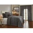 thumbnail image 1 of Better Trends 3 Piece Chenille Bedspread Set for King Bedspread 100% Cotton Lightweight Bedspread for all Season Wedding Ring Collection - Gray, 1 of 5