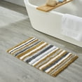 thumbnail image 1 of Better Trends 17" x 24" Bathroom Rugs 100% Polyester Soft Water Absorbent Non Slip Bath Mat Machine Washable Rug Griffie Collection - Yellow, 1 of 8