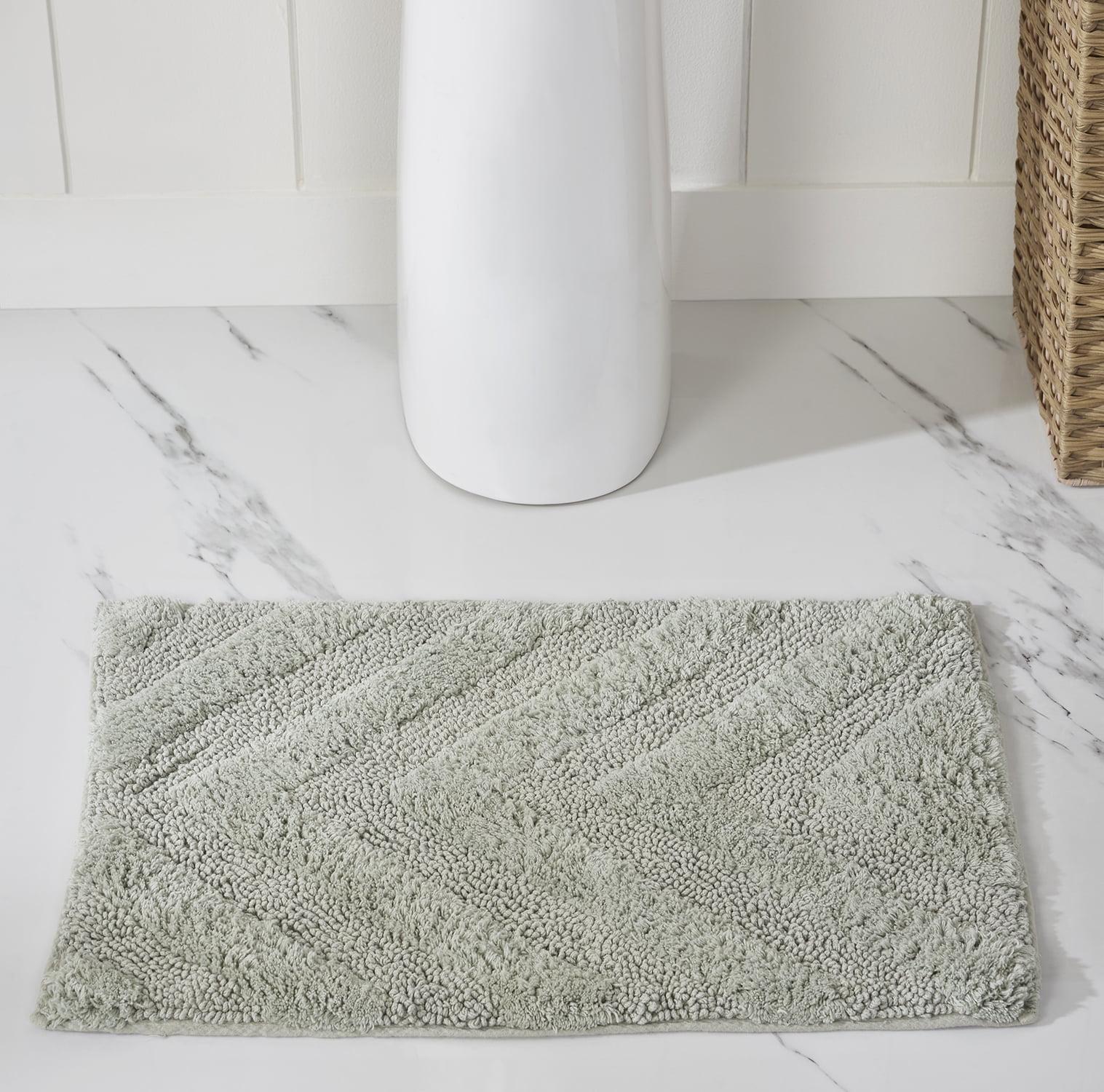 Better Trends 17" x 24" Bathroom Rugs 100% Cotton Soft Water Absorbent ...