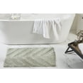 thumbnail image 1 of Better Trends 21" x 34" Bathroom Rugs 100% Cotton Soft Water Absorbent Non Slip Bath Mat Machine Washable Rug (Dark Sage) Hugo Collection, 1 of 6