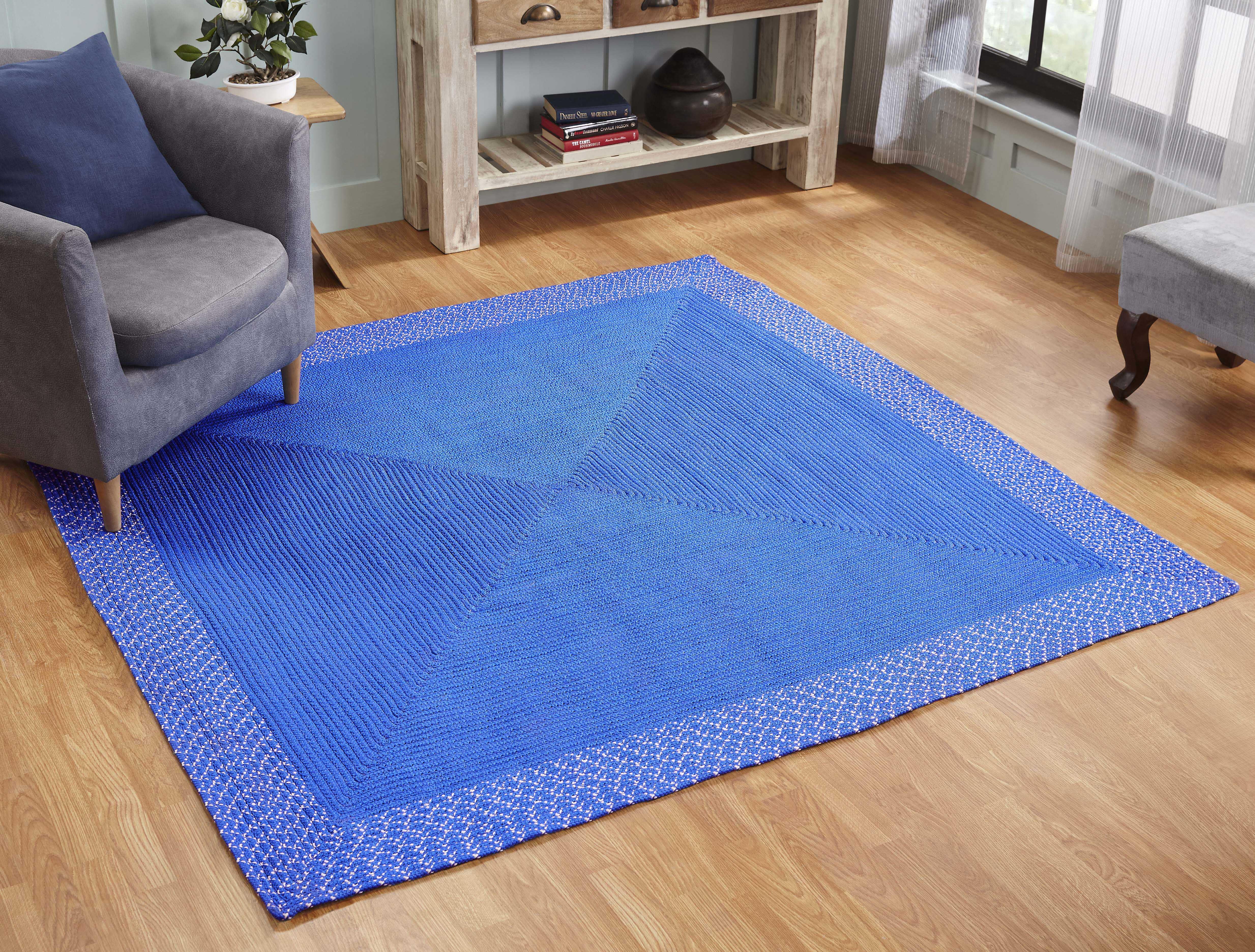 Utility Rugs Better Trends Indoor/Outdoor Braid ReversibleAll Weather Utility Rug ...