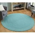 thumbnail image 1 of Better Trends Indoor/Outdoor Polypropylene 96" Round Area Rug - Turquoise, 1 of 4