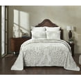 thumbnail image 1 of Better Trends 3 Piece Queen Bedspread Set 100% Cotton Tufted Floral Vineyard Pattern Soft & Luxurious Feel, Machine Washable (Ivory) Rylee Collection, 1 of 8