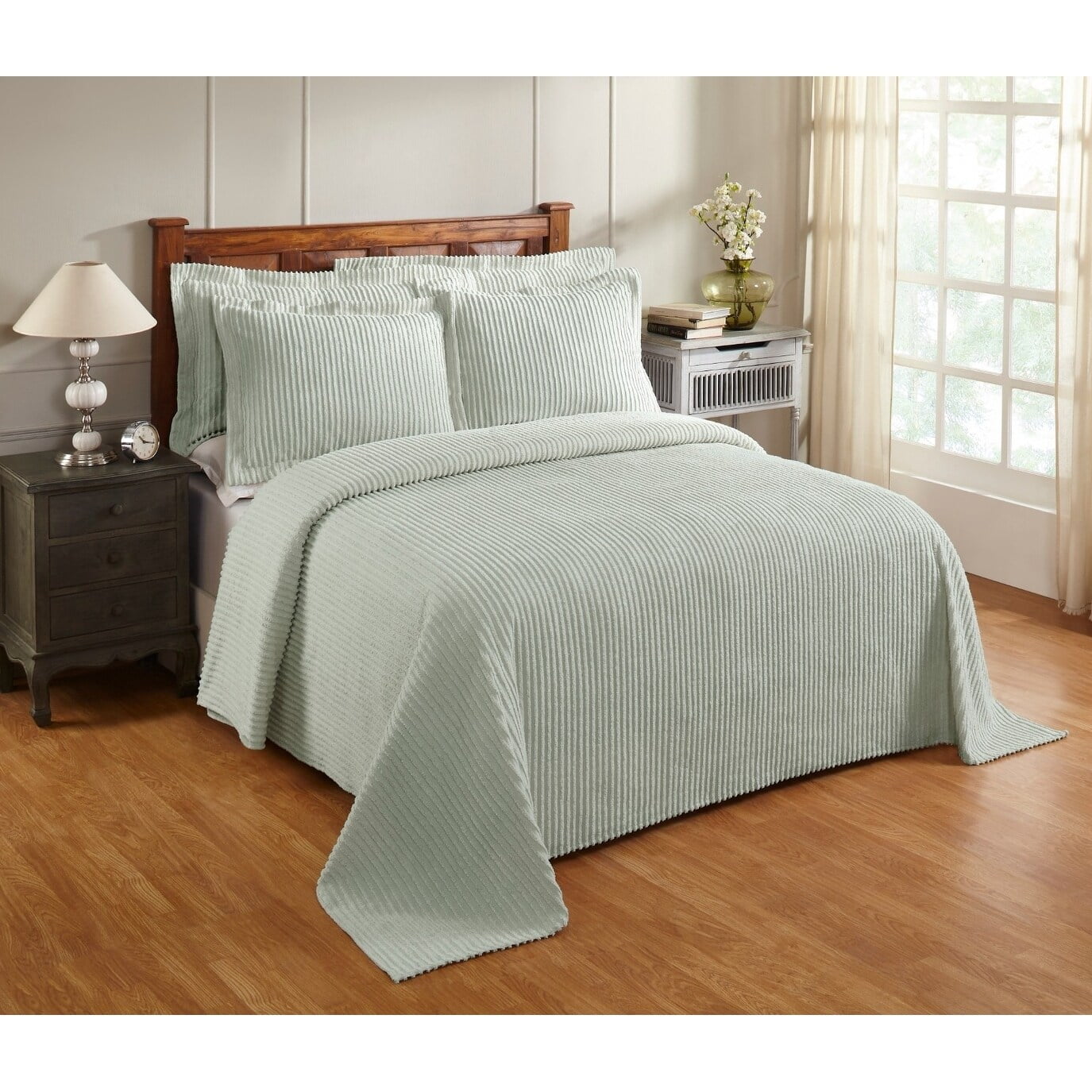 Better Trends Julian 100 Percent Cotton Tufted Chenille Bedspreads