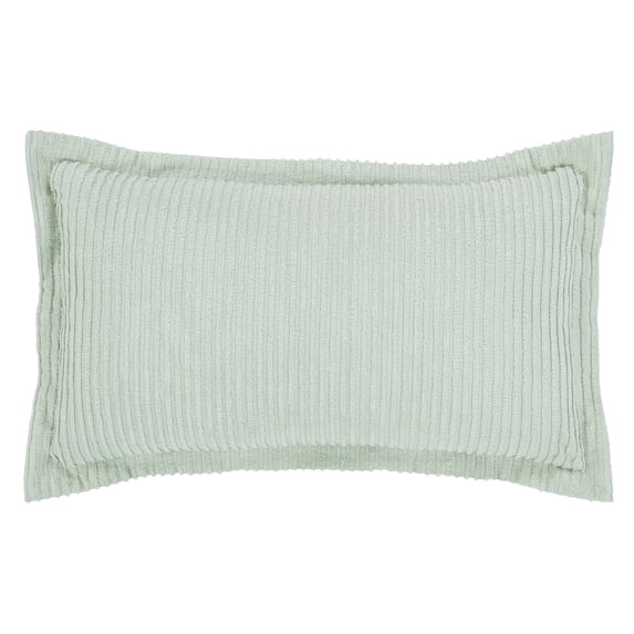 Better Trends Jullian Stripes Design 100% Cotton King Sham - Sage