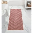 thumbnail image 1 of Better Trends Long Runner Bathroom Rug Extra Soft Non-Slip Bath Mat Water Absorbent 100% Cotton Washable Mat 20" x 60" Pink Hugo Collection, 1 of 4