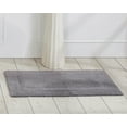 thumbnail image 1 of Better Trends 17" x 24" Premium Bathroom Rug Mat, 100% Cotton, Extra Soft Tufted Door Mat, Water Absorbent & Reversible Bath Mat (Gray) Lux Collection, 1 of 6