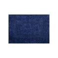 thumbnail image 1 of Better Trends 17" x 24" Premium Bathroom Rug Mat, 100% Cotton, Extra Soft Tufted Door Mat, Water Absorbent & Reversible Bath Mat (Navy) Lux Collection, 1 of 5