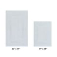 thumbnail image 1 of Better Trends Premium 2 Piece Bathroom Rug Set 100% Cotton, Extra Soft Tufted Bath Mat, Water Absorbent & Reversible Mat, White Lux Collection, 1 of 6