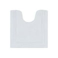 thumbnail image 1 of Better Trends 20" x 20" U-Shape Toilet Rug, 100% Cotton Tufted Bathroom Rug, Contour Mat, Water Absorbent, Reversible , Machine Wash White Lux Collection, 1 of 6