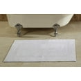 thumbnail image 1 of Better Trends 24" x 40" Premium Bathroom Rug Mat, 100% Cotton, Extra Soft Tufted Door Mat, Water Absorbent & Reversible Bath Mat (White) Lux Collection, 1 of 6