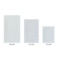 thumbnail image 1 of Better Trends Premium 3 Piece Bathroom Rug Set 100% Cotton, Extra Soft Tufted Bath Mat, Water Absorbent & Reversible Mat, White Lux Collection, 1 of 7
