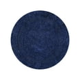 thumbnail image 1 of Better Trends Round Bath Mat 30" Diameter Elegant Reversible Bath Rug, Extra Soft Cotton for Ultimate Comfort, Absorbent, Ideal for Half Baths and Powder Rooms, (Navy) Lux Collection, 1 of 5