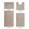 thumbnail image 1 of Better Trends Premium 4 Piece Bathroom Rug Set 100% Cotton, Extra Soft Tufted Bath Mat, Water Absorbent & Reversible Mat, Sand Lux Collection, 1 of 8