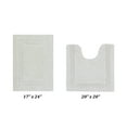 thumbnail image 1 of Better Trends Premium 2 Piece Bathroom Rug Set 100% Cotton, Extra Soft Tufted Bath Mat, Water Absorbent & Reversible Mat, Ivory Lux Collection, 1 of 6