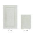thumbnail image 1 of Better Trends Premium 2 Piece Bathroom Rug Set 100% Cotton, Extra Soft Tufted Bath Mat, Water Absorbent & Reversible Mat, Ivory Lux Collection, 1 of 6
