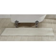 thumbnail image 1 of Better Trends 20" x 60" Premium Bathroom Runner Mat, 100% Cotton Tufted Bathroom Rug, Water Absorbent, Reversible Bath Mat Machine Washable (Ivory) Lux Collection, 1 of 5
