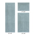 thumbnail image 1 of Better Trends Premium 3 Piece Bathroom Rug Set 100% Cotton, Extra Soft Tufted Bath Mat, Water Absorbent & Reversible Mat, Blue Lux Collection, 1 of 7