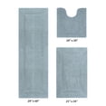 thumbnail image 1 of Better Trends Premium 3 Piece Bathroom Rug Set 100% Cotton, Extra Soft Tufted Bath Mat, Water Absorbent & Reversible Mat, Blue Lux Collection, 1 of 7