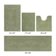thumbnail image 1 of Better Trends Premium 4 Piece Bathroom Rug Set 100% Cotton, Extra Soft Tufted Bath Mat, Water Absorbent & Reversible Mat, Sage Lux Collection, 1 of 8