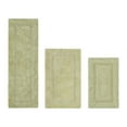 thumbnail image 1 of Better Trends Luxury Bath Rug 3 Piece Set 100% Cotton Tufted Bathroom Rug Water Absorbent, Reversible Machine Washable Runner Mat for Bathroom Floor Decor, Tub, Laundry Room Sage Lux Collection, 1 of 4