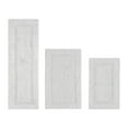 thumbnail image 1 of Better Trends Luxury Bath Rug 3 Piece Set 100% Cotton Tufted Bathroom Rug Water Absorbent, Reversible Machine Washable Runner Mat for Bathroom Floor Decor, Tub, Laundry Room White Lux Collection, 1 of 4