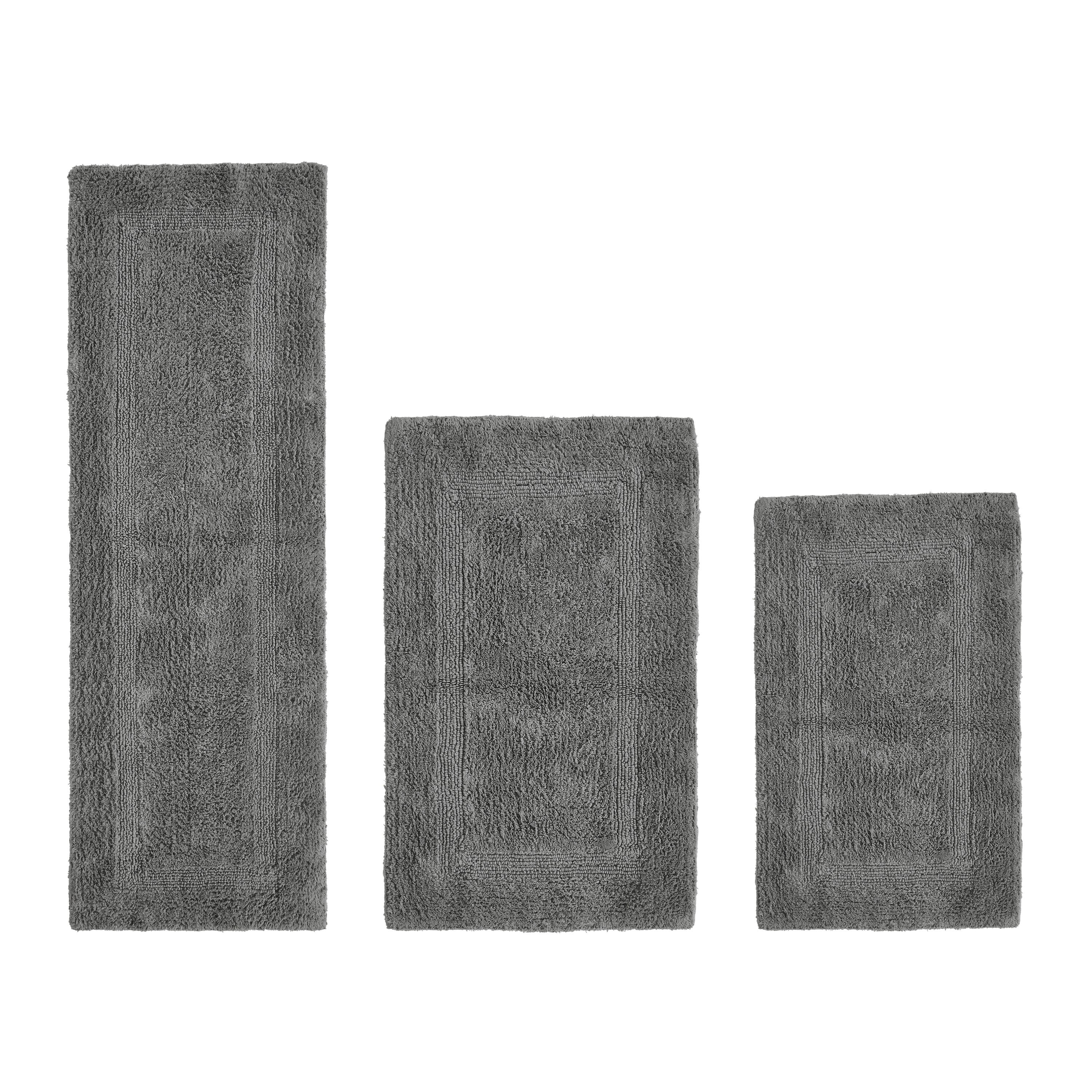 Better Trends Luxury Bath Rug 3 Piece Set 100% Cotton Tufted Bathroom ...