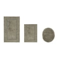 thumbnail image 1 of Better Trends Luxury Bath Rugs 3 Piece Set 100% Cotton Water Absorbent, Reversible Machine Washable Lid Cover, U Shap Toilet Base Contour for Bathroom Floor Decor, Toilet Cover Beige Lux Collection, 1 of 4