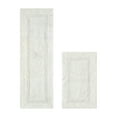 thumbnail image 1 of Better Trends Luxury Bathroom Rug 2 Piece Set 100% Cotton Bath Rug Water Absorbent, Reversible Machine Washable Runner Mat for Bathroom, Bathtub, Laundry Room 21"x34"|20"x60" Ivory Lux Collection, 1 of 4