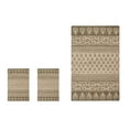 thumbnail image 1 of Better Trends Majestic Handwoven Collection is Durable Mildew & Moisture Resistant Reversible Indoor Area Utility Rug 100% Natural Jute Fiber, 3 Piece Set, Natural, 1 of 5