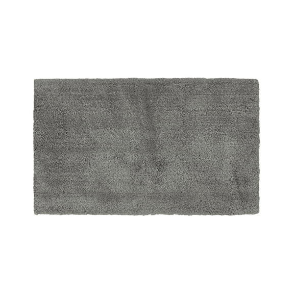 Better Trends Bath Room Rugs Tufted 100% Polyester 24" x 40" Bath Rug, Water Absorbent Non-Slip Bath Mat Machine Washable Micro Plush Collection - Gray