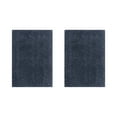 thumbnail image 1 of Better Trends 2 Piece Bathroom Rug Set 100% Polyester (17" x 24" | 17" x" 24) Bath Rug, Water Absorbent Non-Slip Bath Mat Machine Washable Micro Plush Collection - Charcoal, 1 of 6