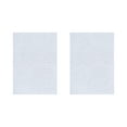 thumbnail image 1 of Better Trends 2 Piece Bathroom Rug Set 100% Polyester (17" x 24" | 17" x" 24) Bath Rug, Water Absorbent Non-Slip Bath Mat Machine Washable Micro Plush Collection - White, 1 of 6
